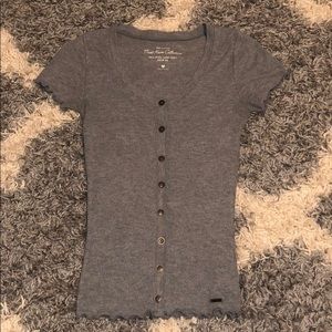 Hollister button up tee
